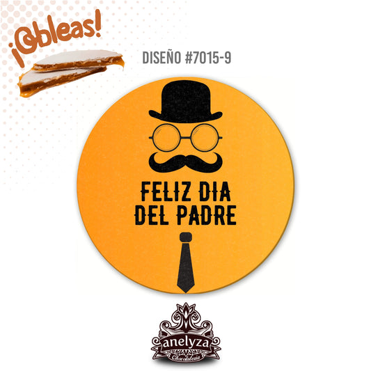 OBLEAS RELLENAS PERSONALIZADAS DISEÑ0 7015-9 DÍA DEL PADRE