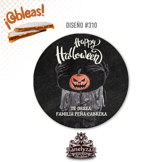 OBLEAS RELLENAS PERSONALIZADAS DISEÑO #310 HALLOWEEN