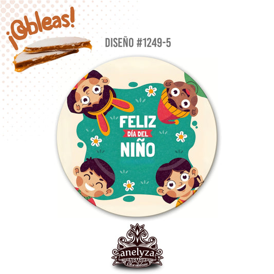 OBLEAS RELLENAS PERSONALIZADAS DISEÑ0 #1249-5 DIA DEL NIÑO