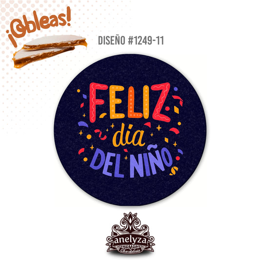 OBLEAS RELLENAS PERSONALIZADAS DISEÑ0 #1249-11 DIA DEL NIÑO