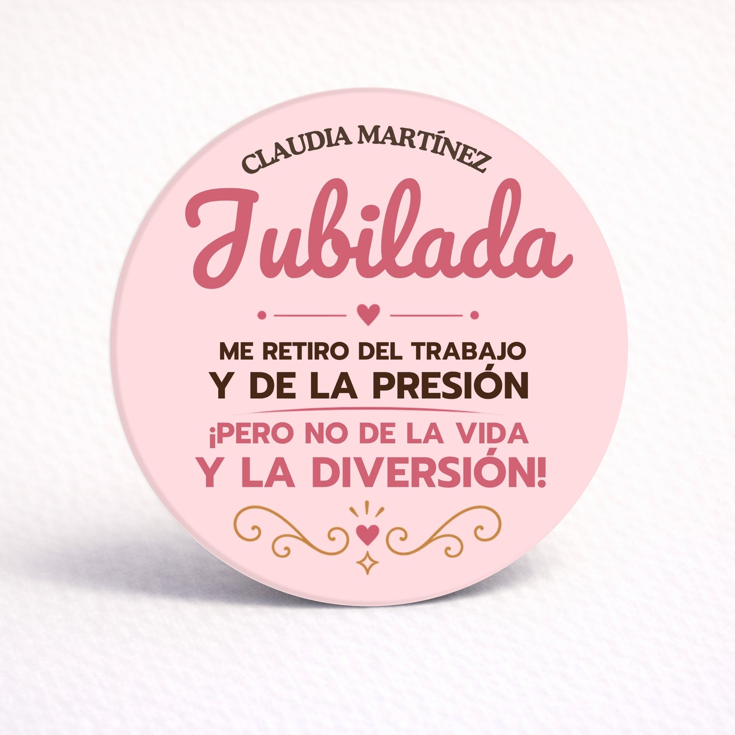 OBLEAS RELLENAS PERSONALIZADAS DISEÑO #7395-7 JUBILACIÓN