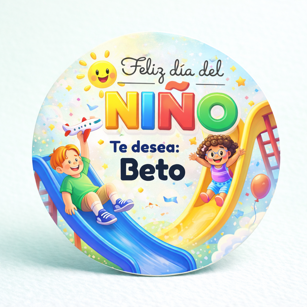 OBLEAS RELLENAS PERSONALIZADAS DISEÑ0 #1249-12 DIA DEL NIÑO