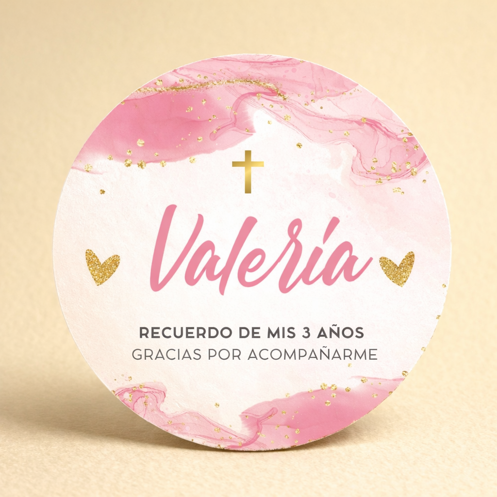 OBLEAS RELLENAS PERSONALIZADAS DISEÑO #6202-11 PRESENTACIÓN DE 3 AÑOS