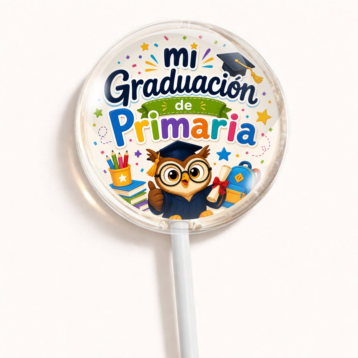 PALETAS DE CARAMELO PERSONALIZADAS DISEÑO #5672-13 GRADUACIÓN