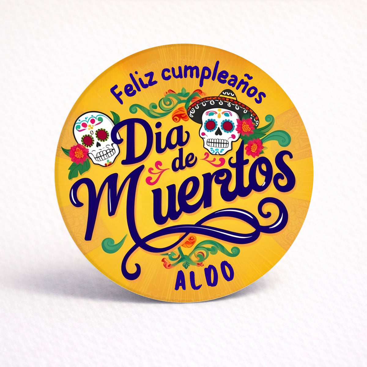 OBLEAS RELLENAS PERSONALIZADAS DISEÑO #2509 DIA DE MUERTOS