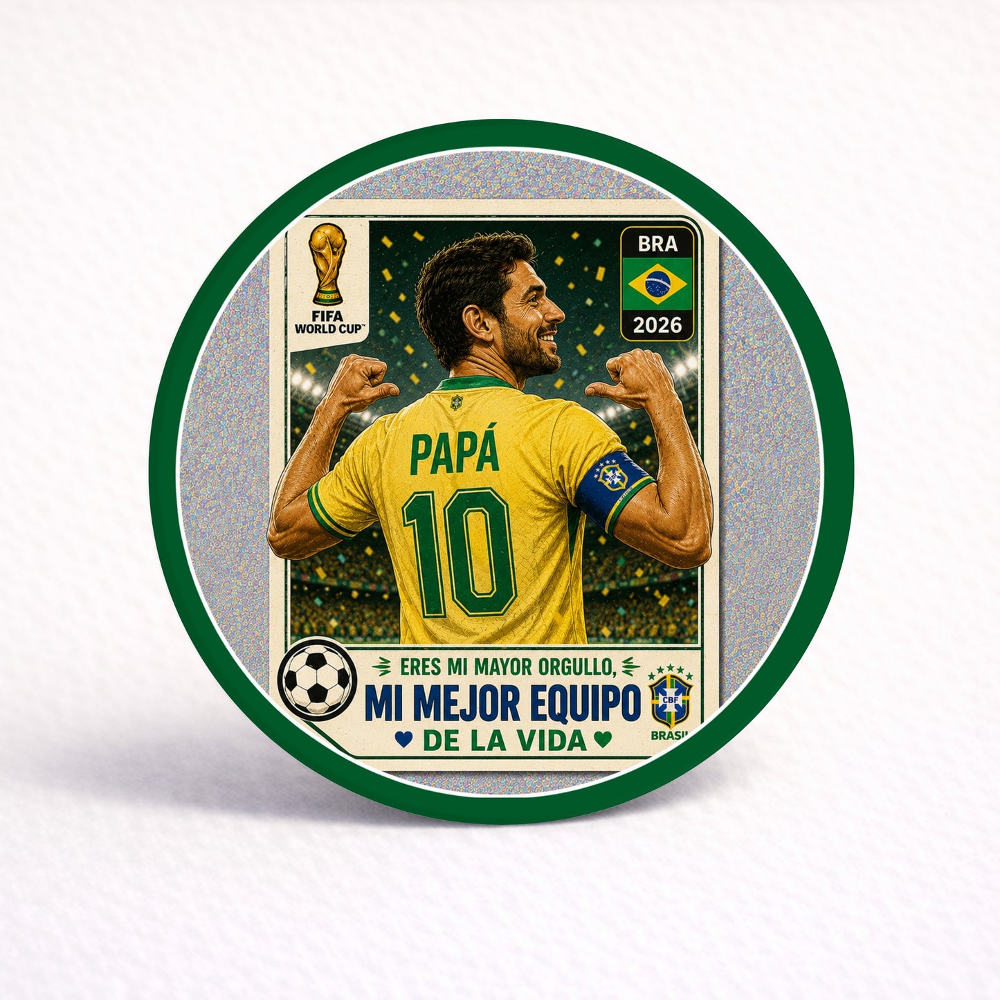 OBLEAS RELLENAS PERSONALIZADAS DISEÑO #8523-14 MUNDIAL FÚTBOL DIA DEL PADRE