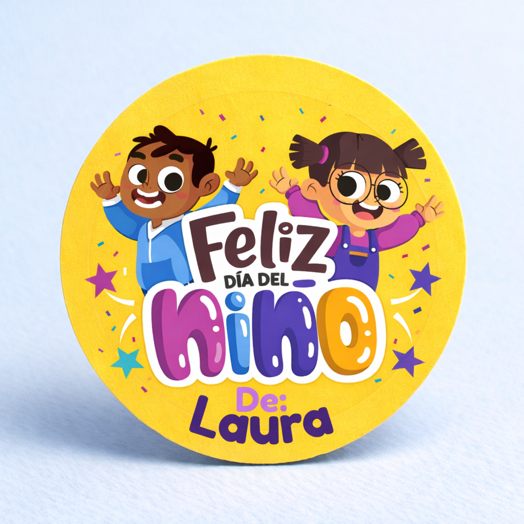 OBLEAS RELLENAS PERSONALIZADAS DISEÑ0 #1249-2 DIA DEL NIÑO