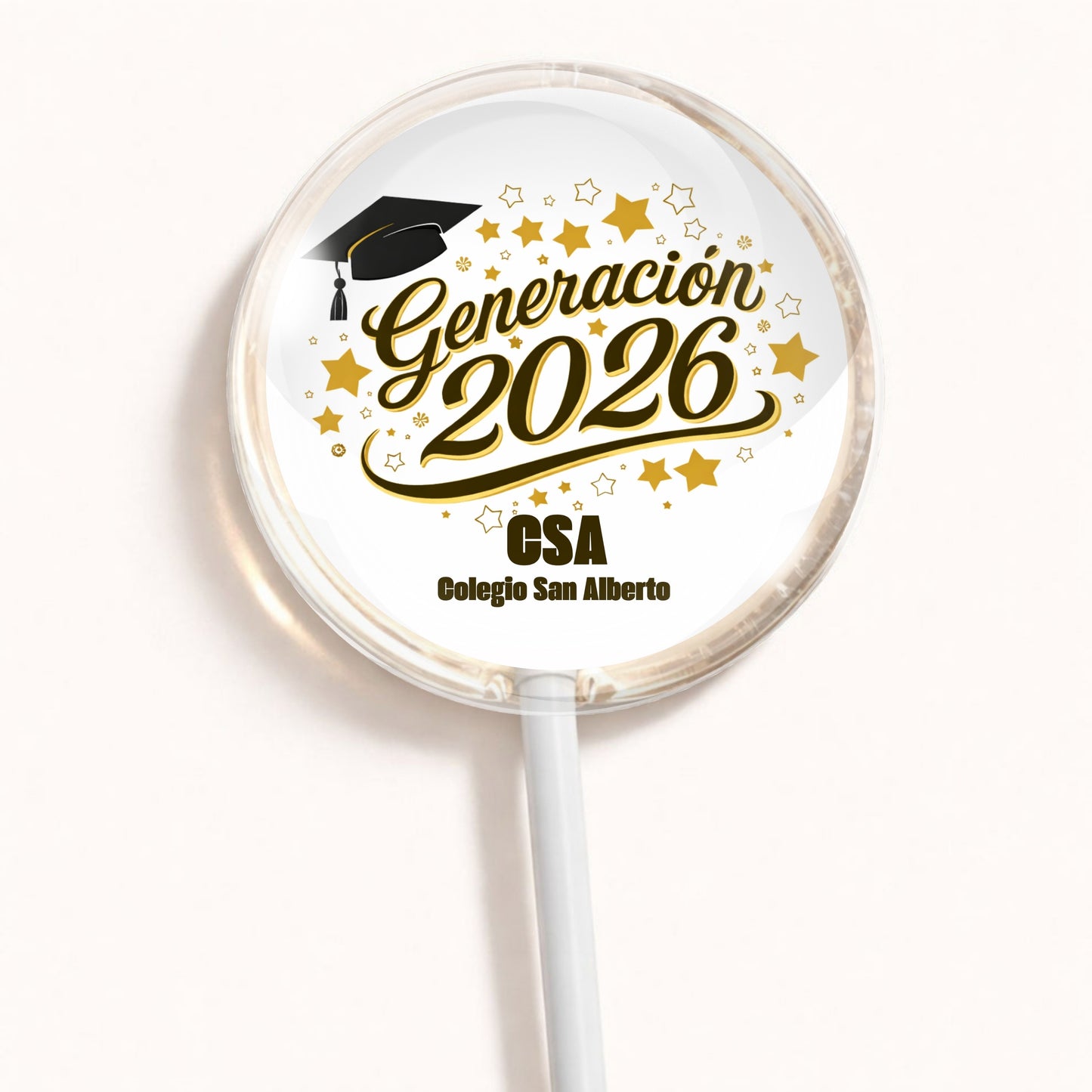 PALETAS DE CARAMELO PERSONALIZADAS DISEÑO #5672-5 GRADUACIÓN