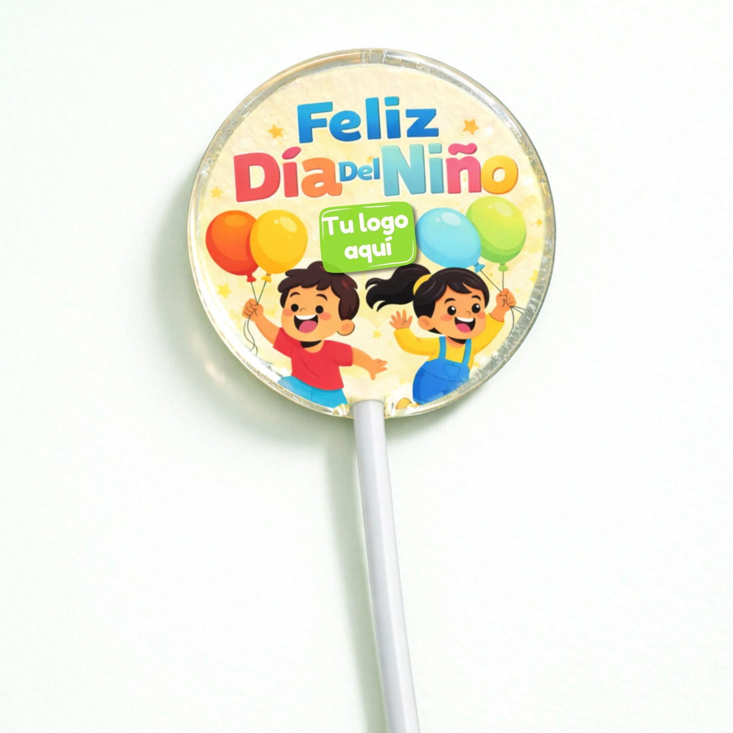 PALETAS DE CARAMELO PERSONALIZADAS DISEÑO #1249-6 DIA DEL NIÑO