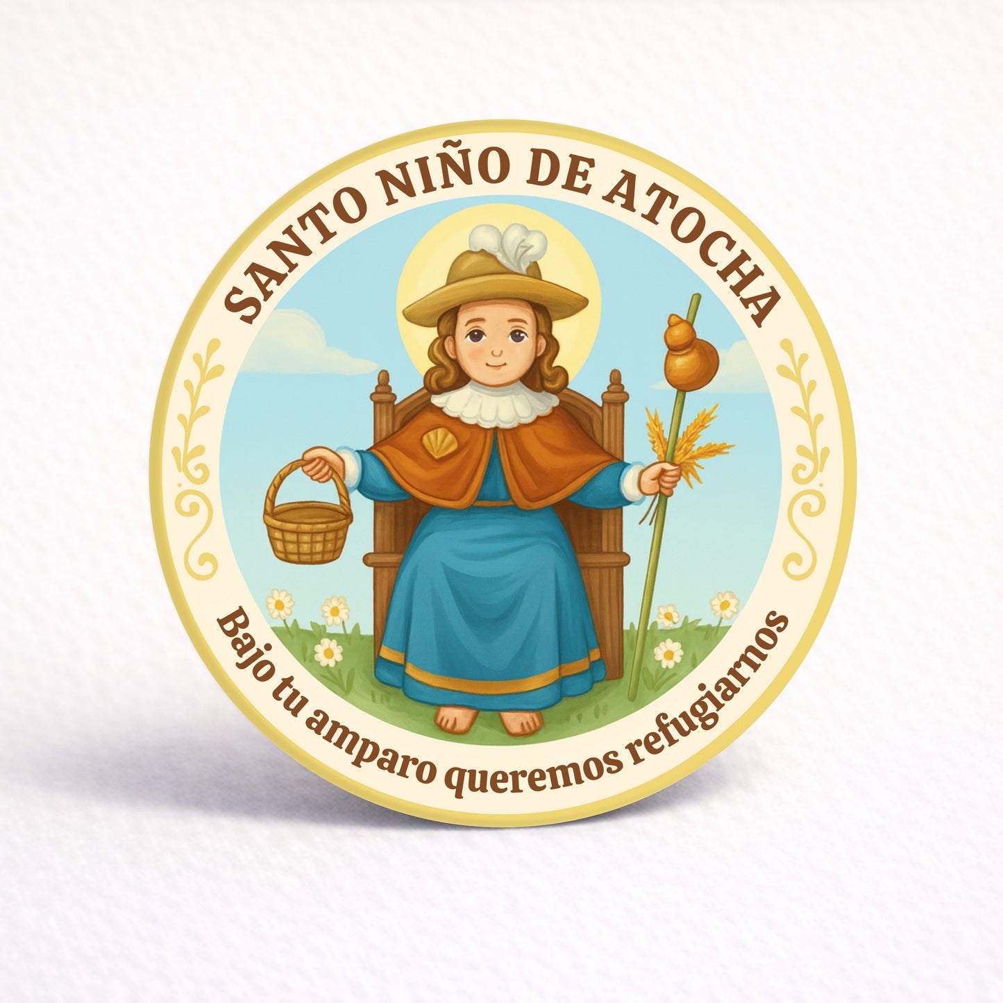 OBLEAS RELLENAS PERSONALIZADAS DISEÑO #4894-13 RELIGIOSO SANTO NIÑO DE ATOCHA