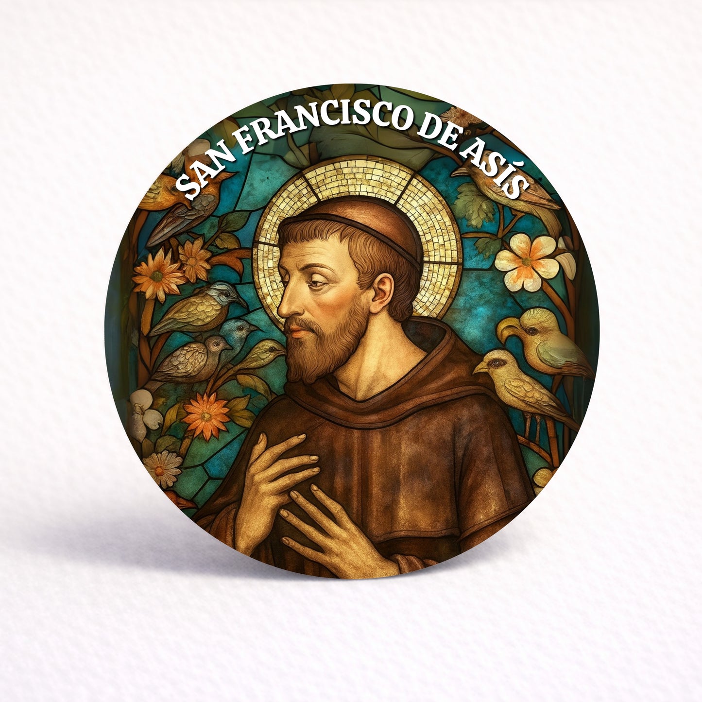 OBLEAS RELLENAS PERSONALIZADAS DISEÑO #4894-11 RELIGIOSO SAN FRANCISCO DE ASÍS