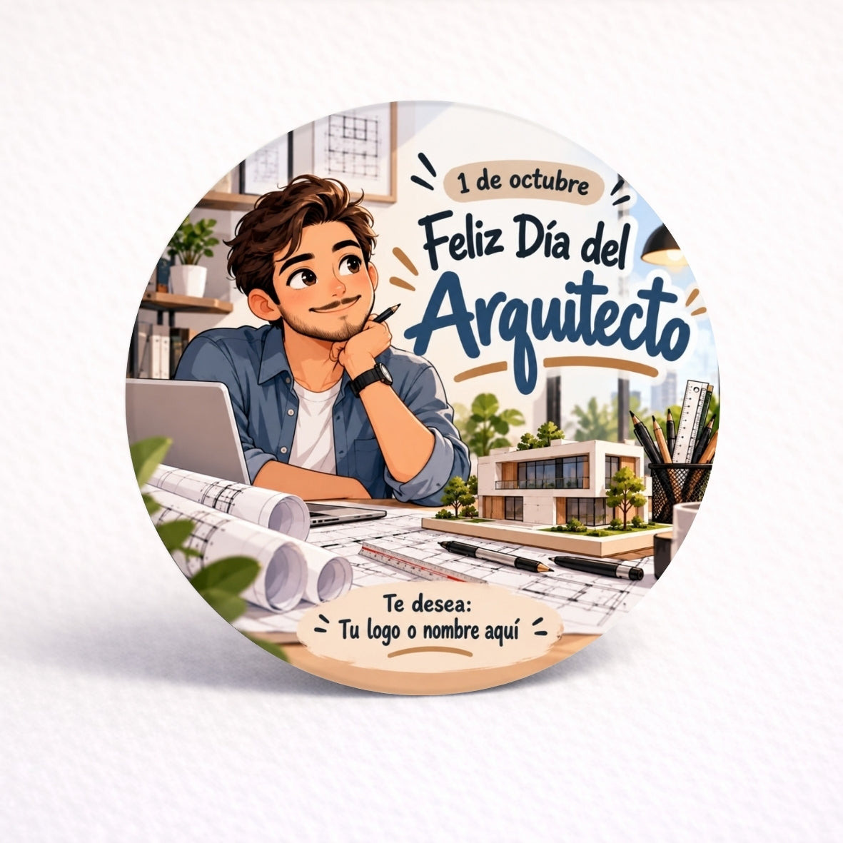 OBLEAS RELLENAS PERSONALIZADAS DISEÑO #4386 DIA DEL ARQUITECTO