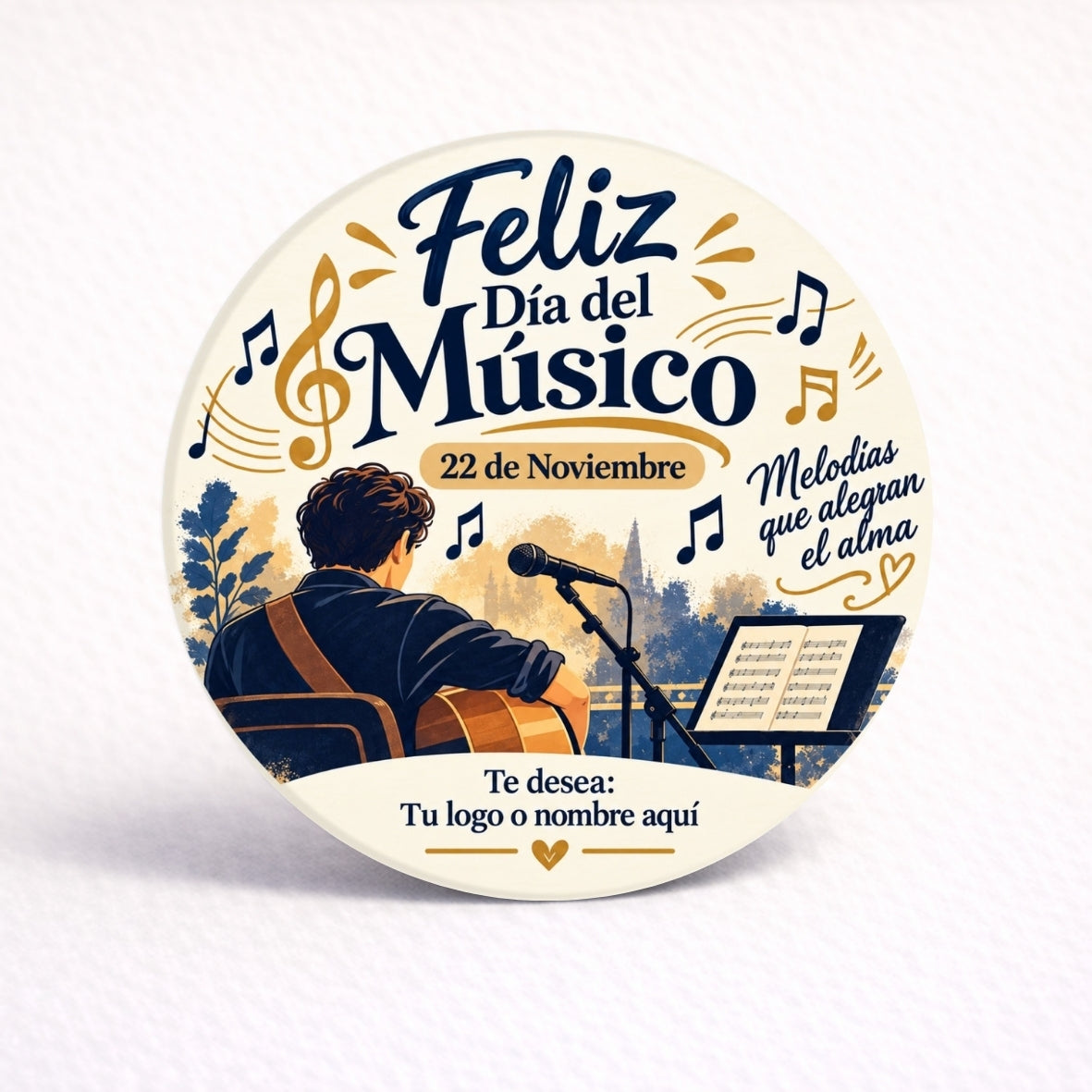 OBLEAS RELLENAS PERSONALIZADAS DISEÑO #4892 DIA DEL MÚSICO
