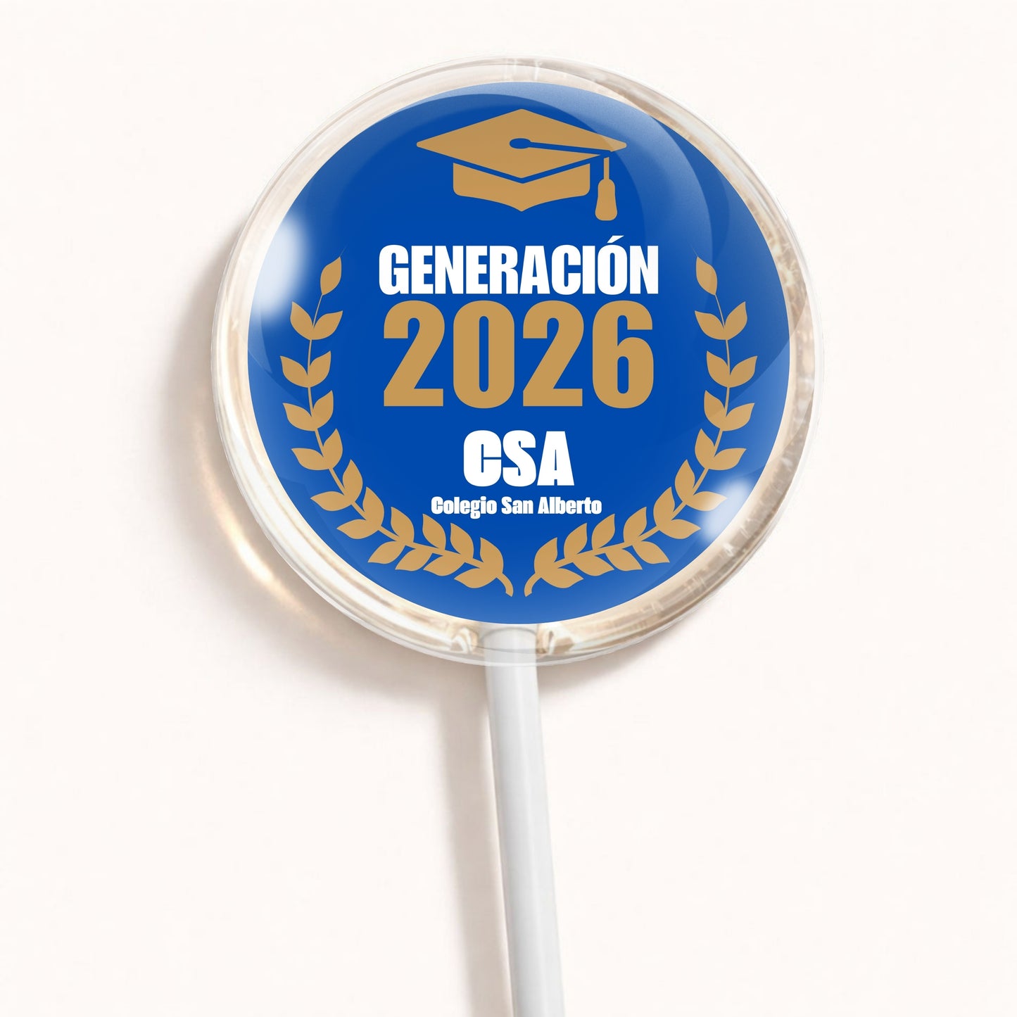 PALETAS DE CARAMELO PERSONALIZADAS DISEÑO #5672-6 GRADUACIÓN