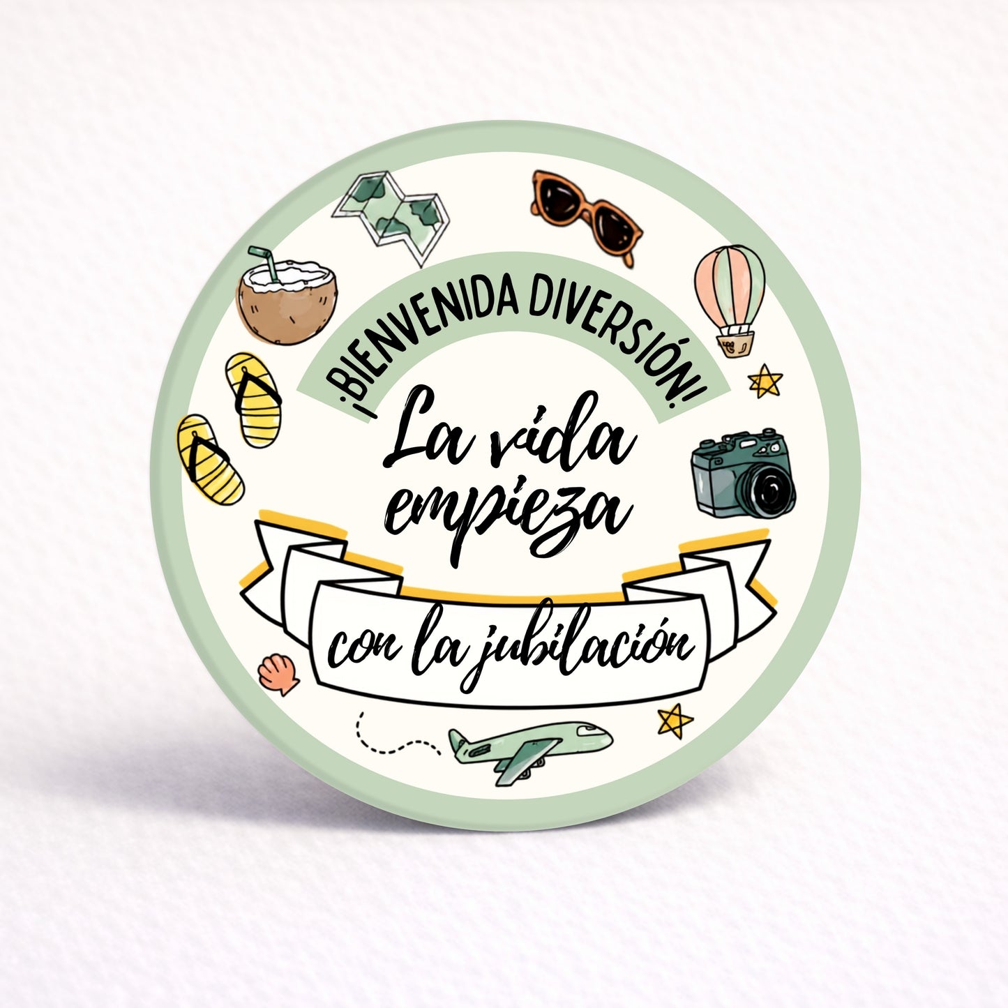 OBLEAS RELLENAS PERSONALIZADAS DISEÑO #7395-10 JUBILACIÓN