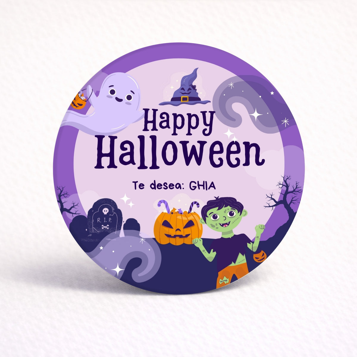 OBLEAS RELLENAS PERSONALIZADAS DISEÑO #309 HALLOWEEN