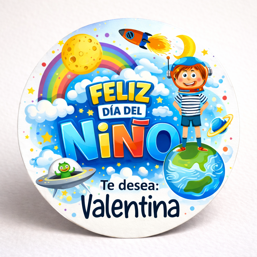 OBLEAS RELLENAS PERSONALIZADAS DISEÑ0 #1249-15 DIA DEL NIÑO