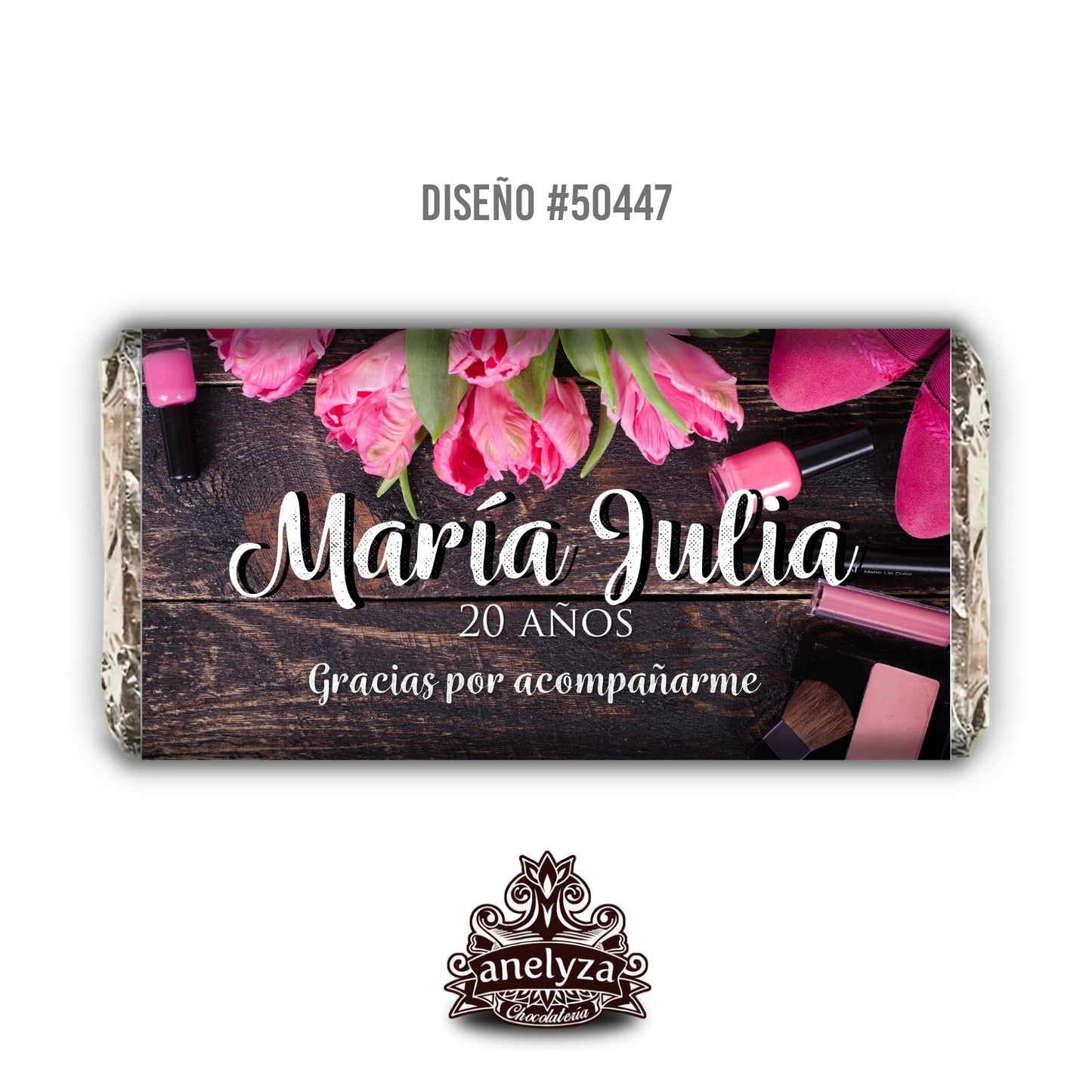 DESIGN #50447 WOMEN'S BIRTHDAY WOOD AND FLOWERS