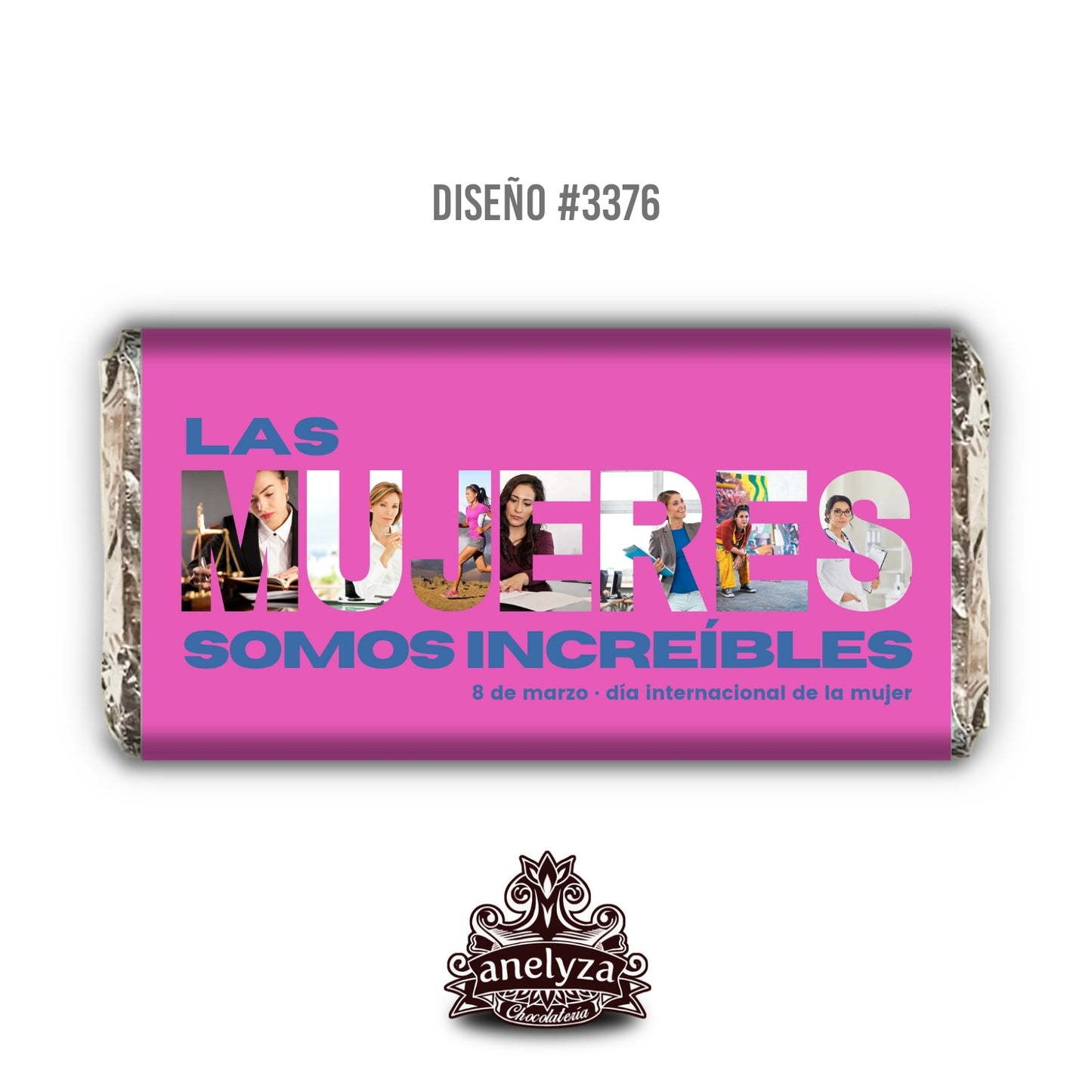 DESIGN #3376 INTERNATIONAL WOMEN'S DAY PINK BLUE