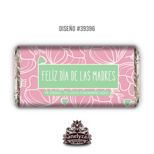 BARRAS DE CHOCOLATE PERSONALIZADAS DISEÑO #39396 DIA DE LAS MADRES