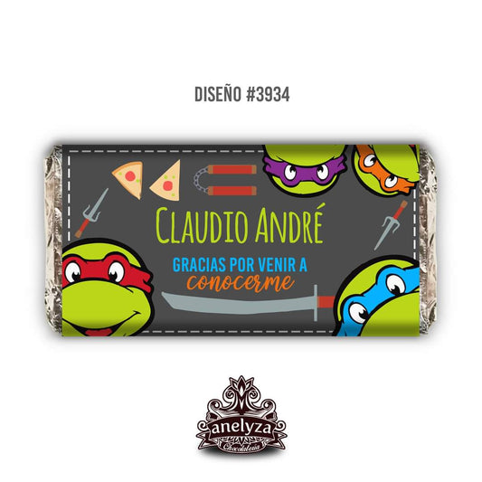 DESIGN #3934 NINJA TURTLES BIRTH/BABY SHOWER CHILDREN'S PARTIES