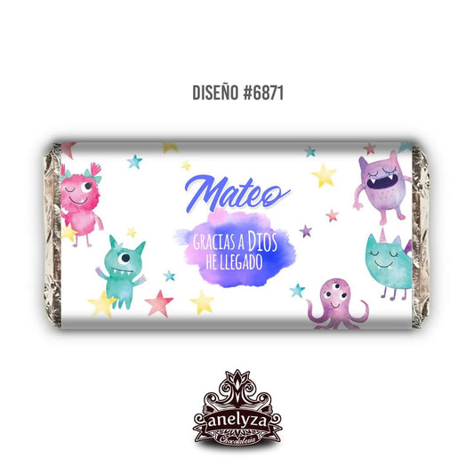 DESIGN #6871 MONSTERS BIRTH/BABY SHOWER