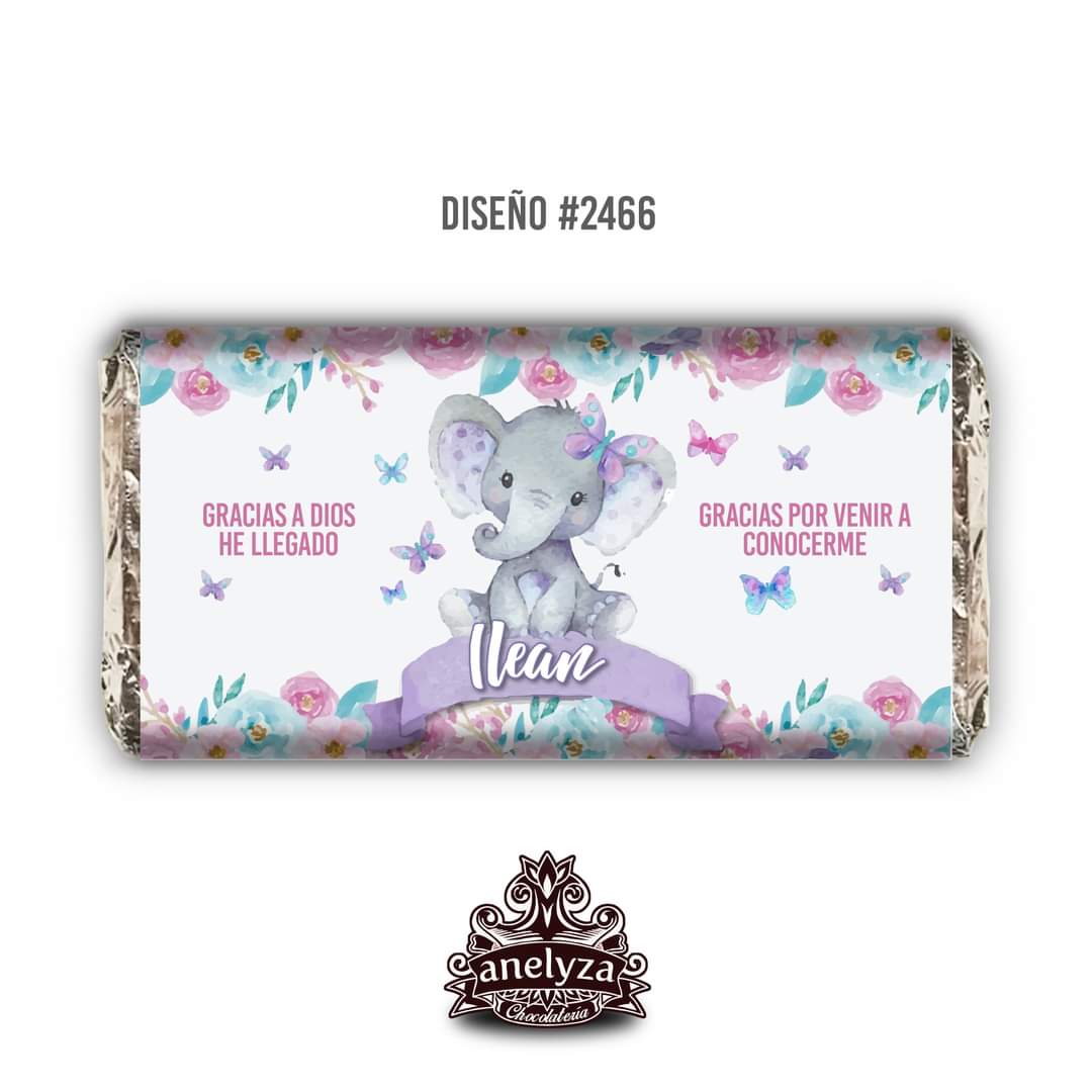 DESIGN #2466 ELEPHANTITA BIRTH/BABY SHOWER