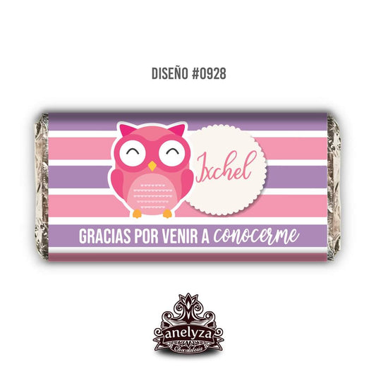 DESIGN #0928 OWL BIRTH/BABY SHOWER