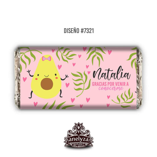 DESIGN #7321 AVOCADO BIRTH/BABY SHOWER