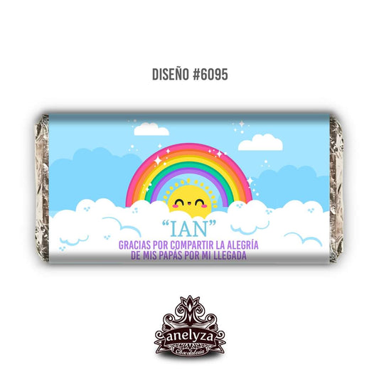 DESIGN #6095 RAINBOW BIRTH/BABY SHOWER