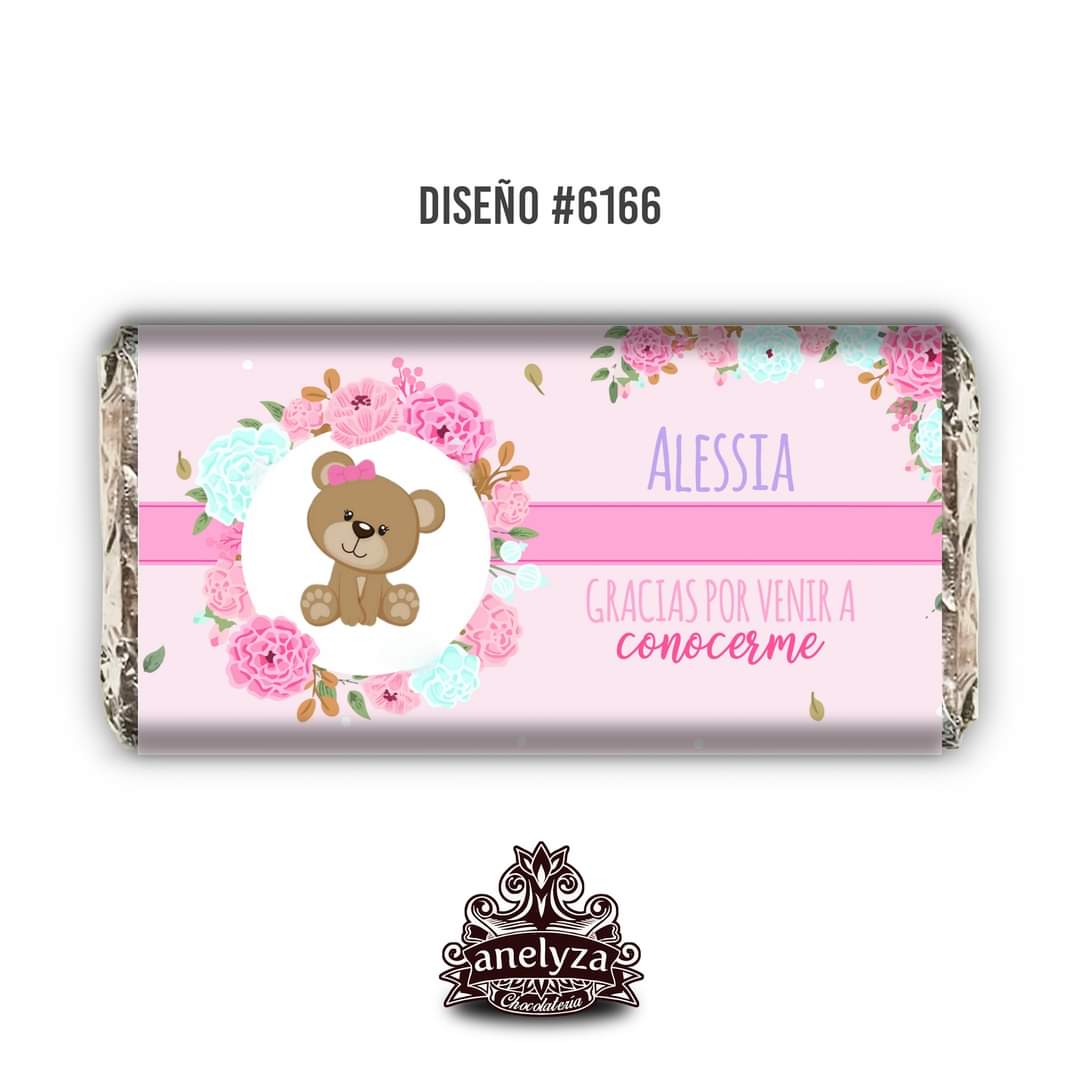 DESIGN #6166 BEAR BIRTH/BABY SHOWER
