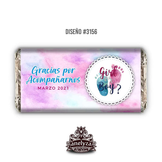 DISEÑO #3156 REVELACIÓN DE GENERO