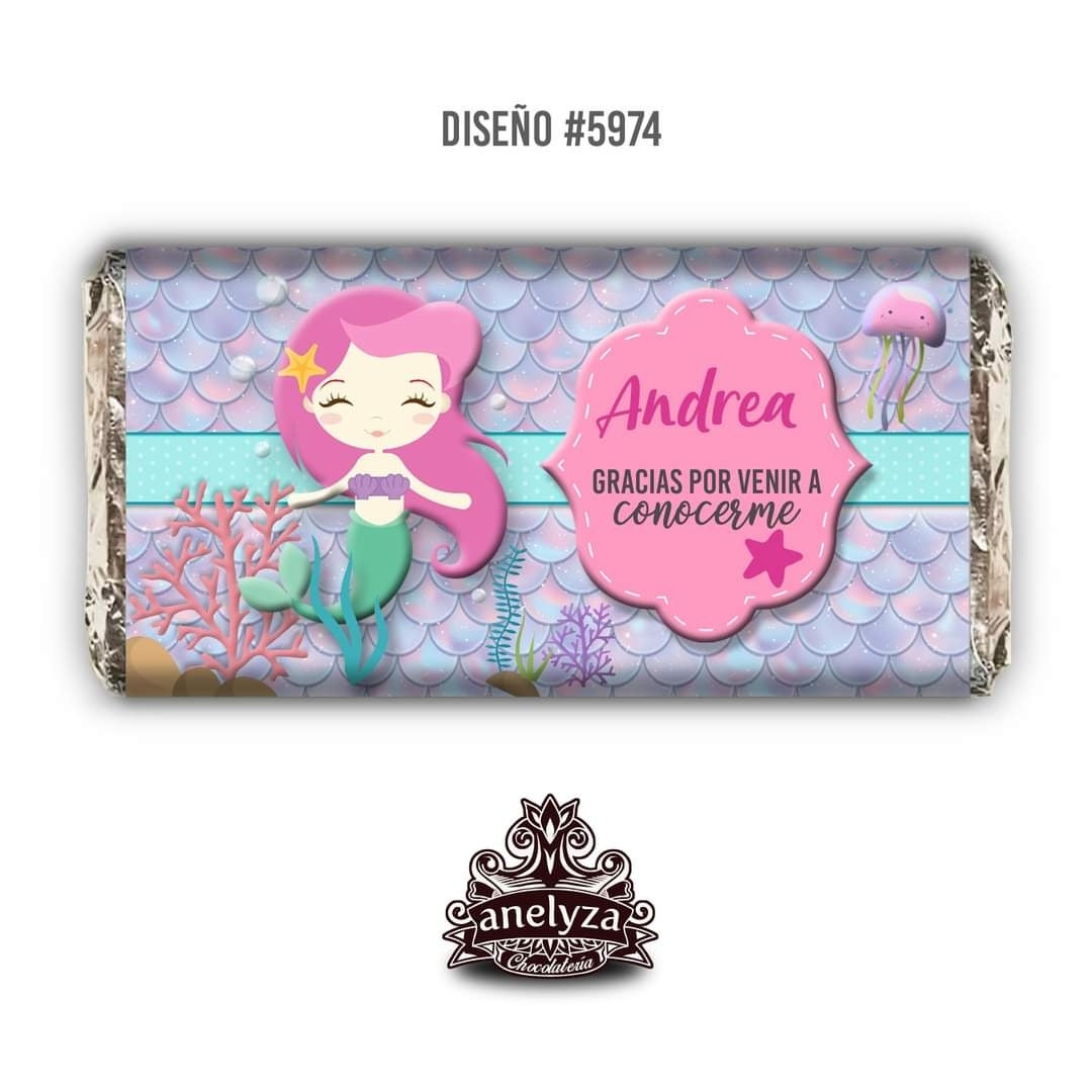 DESIGN #5974 MERMAID BIRTH/BABY SHOWER