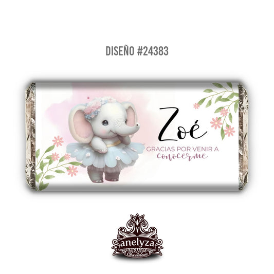 DESIGN #24383 ELEPHANTITA FLOWERS BIRTH / BABY SHOWER