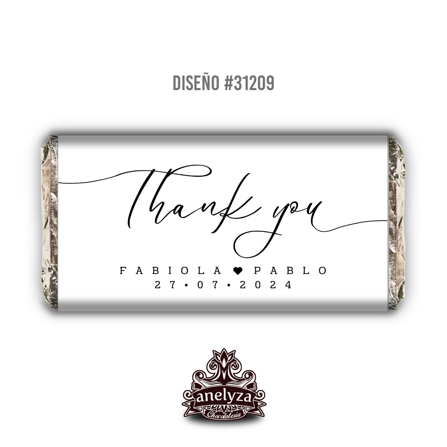 DESIGN #31209 THANK YOU WHITE WEDDING BACKGROUND