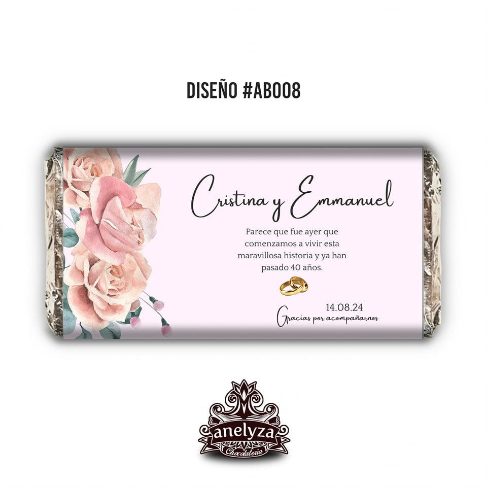 DESIGN #AB008 WEDDING ANNIVERSARY