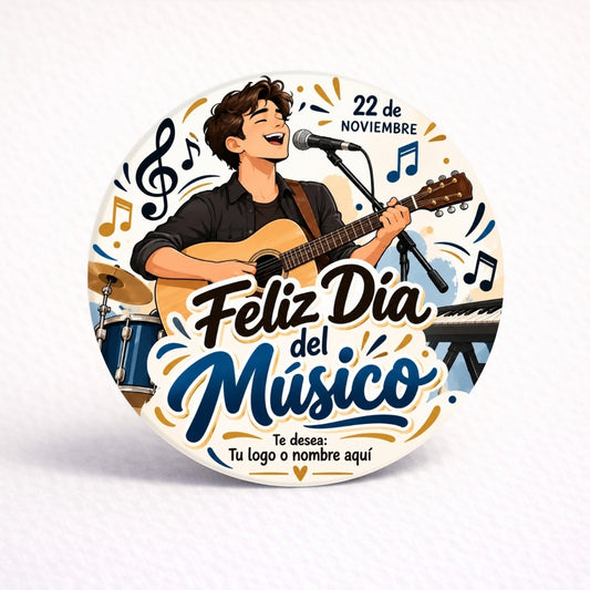 OBLEAS RELLENAS PERSONALIZADAS DISEÑO #4892-8 DIA DEL MÚSICO