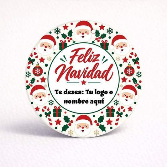 OBLEAS RELLENAS PERSONALIZADAS DISEÑO #3609-2 NAVIDAD