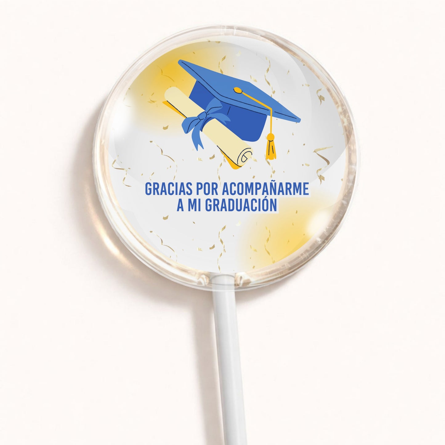 PALETAS DE CARAMELO PERSONALIZADAS DISEÑO #5672-16 GRADUACIÓN