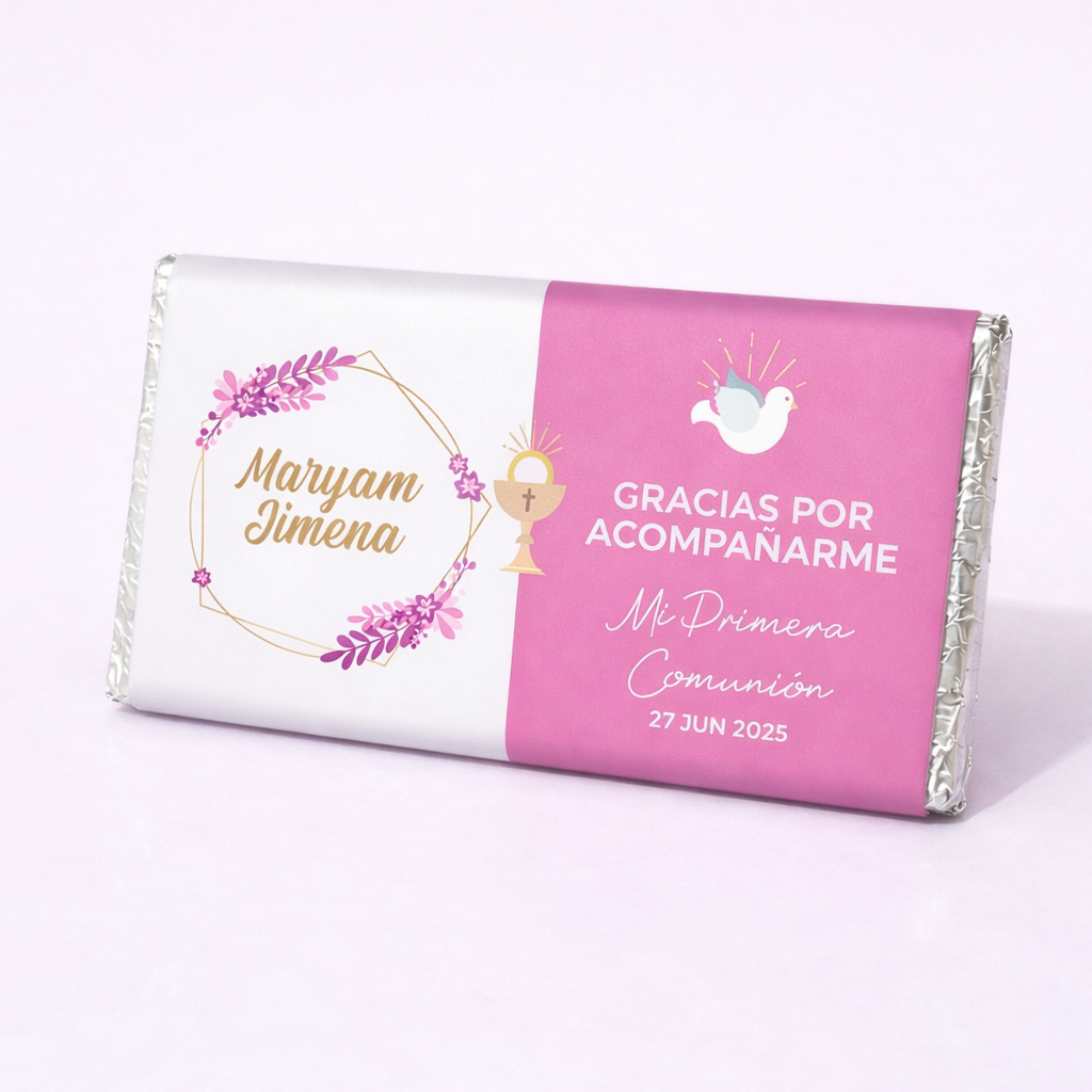 DESIGN #2817 PINK BAPTISM/FIRST COMMUNION