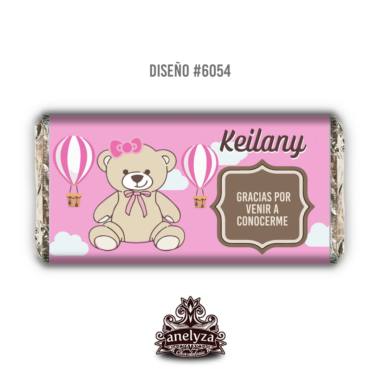 DESIGN #6054 BEAR BIRTH/BABY SHOWER