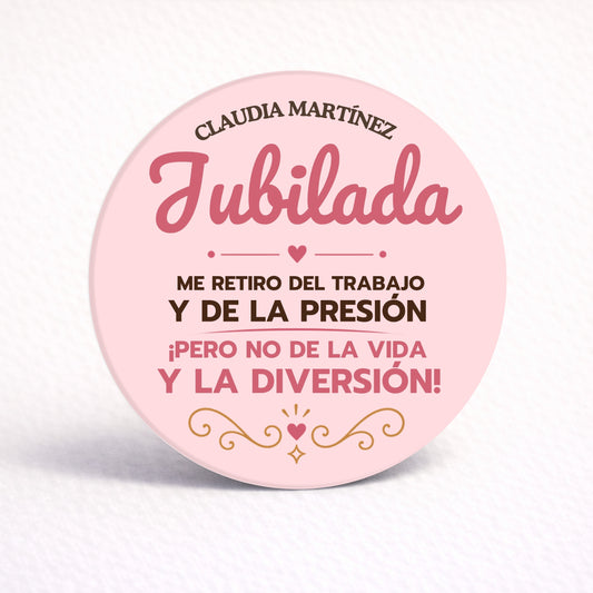 OBLEAS RELLENAS PERSONALIZADAS DISEÑO #7395-7 JUBILACIÓN