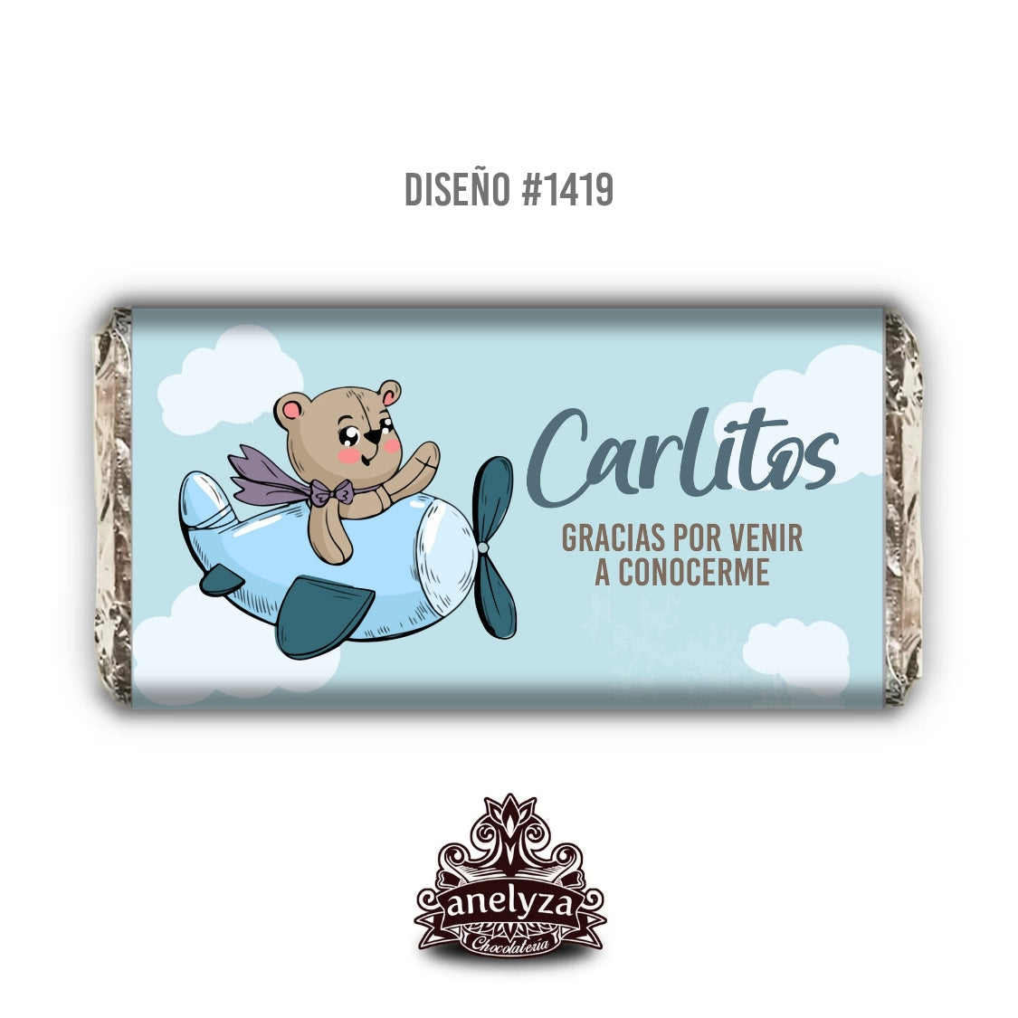 DESIGN #1419 BEAR BIRTH/BABY SHOWER