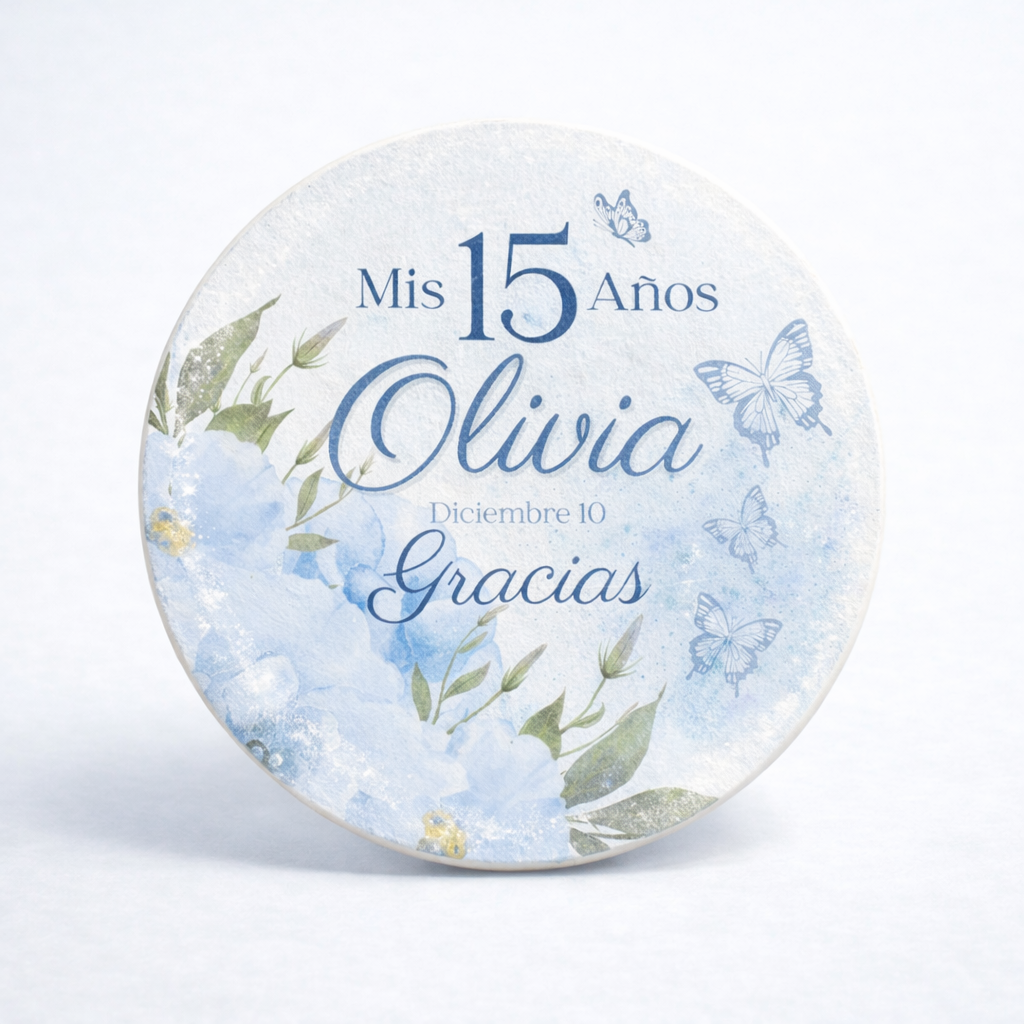 OBLEAS RELLENAS PERSONALIZADAS DISEÑO 0450-12 XV AÑOS