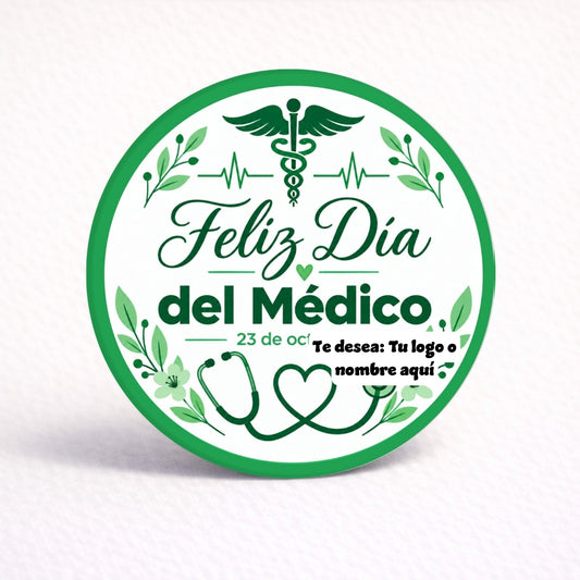 OBLEAS RELLENAS PERSONALIZADAS DISEÑO #4837-3 DIA DEL MÉDICO