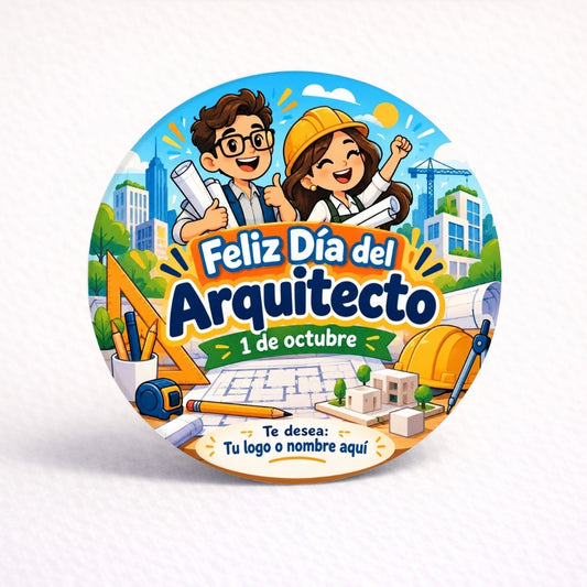 OBLEAS RELLENAS PERSONALIZADAS DISEÑO #4386 DIA DEL ARQUITECTO