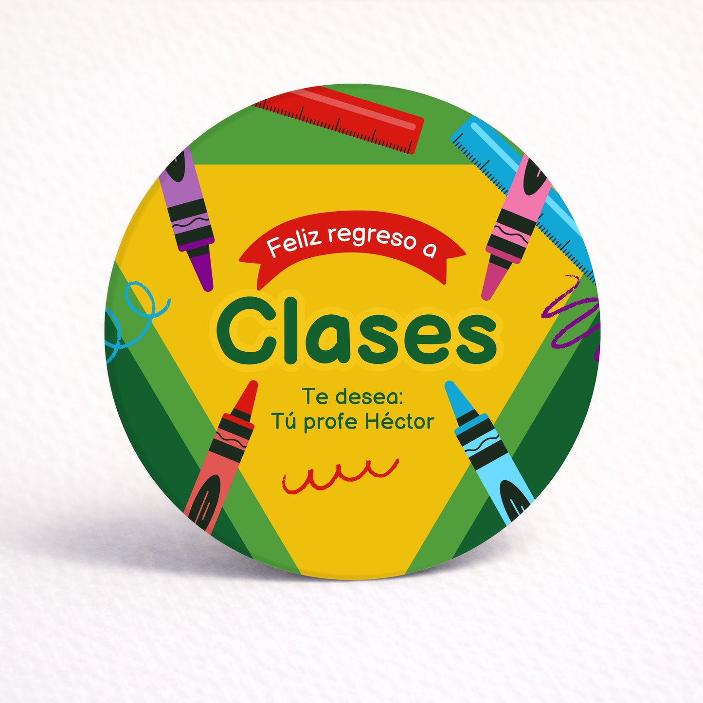 OBLEAS RELLENAS PERSONALIZADAS DISEÑO #4362-3 REGRESO A CLASES