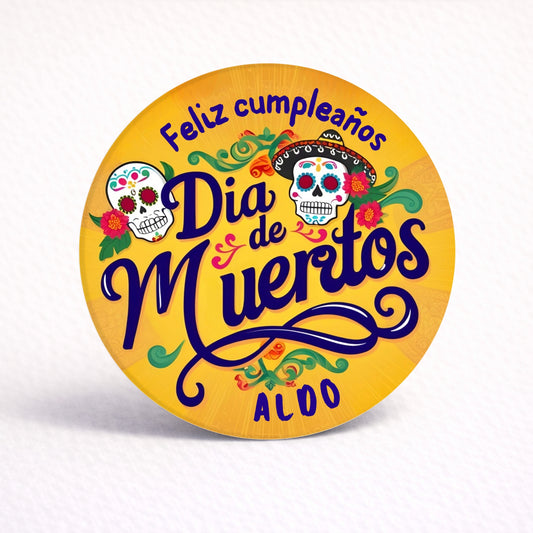 OBLEAS RELLENAS PERSONALIZADAS DISEÑO #2509 DIA DE MUERTOS