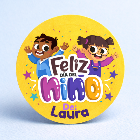 OBLEAS RELLENAS PERSONALIZADAS DISEÑ0 #1249-2 DIA DEL NIÑO