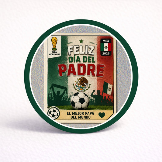 OBLEAS RELLENAS PERSONALIZADAS DISEÑO #8523-9 MUNDIAL FÚTBOL DIA DEL PADRE